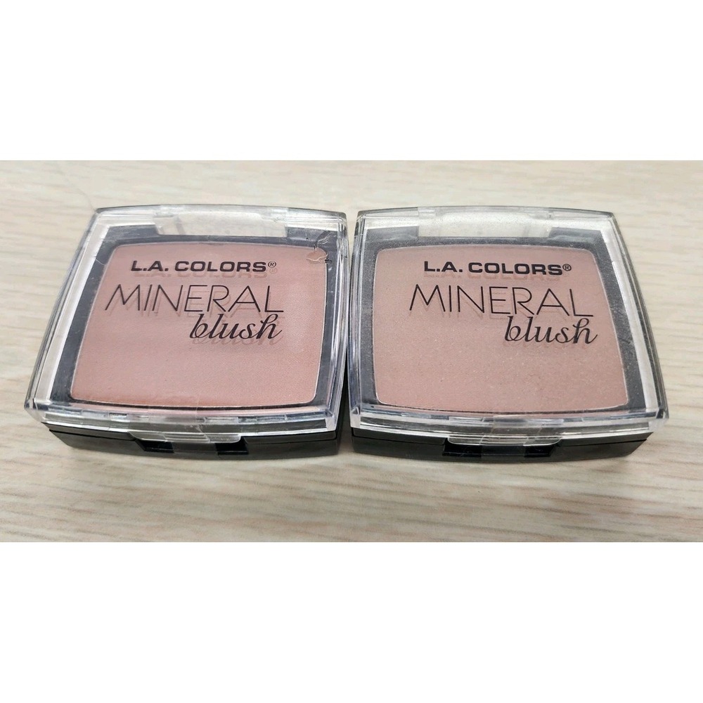 L.A. COLORS‎ Mineral Blush Coral CMB869 0.15 Oz Lot Of 2 New Sealed Cruelty Free